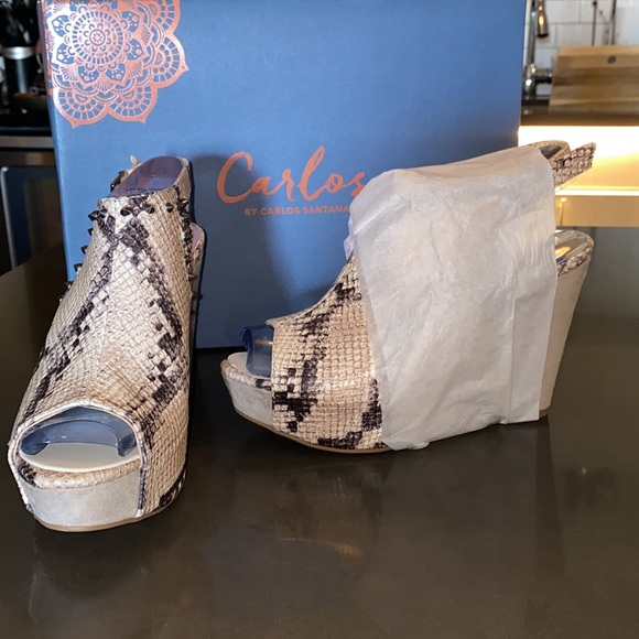 NWT Carlos by Carlos Santana Marcia Womans Wedge - Picture 8 of 11